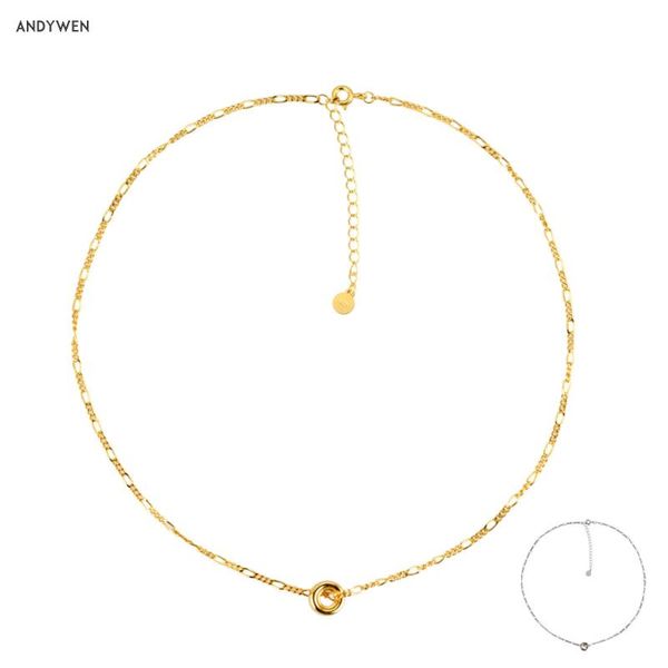 andywen 925 sterling silver special locker chain necklace three circle choker rock punk circle luxury 2020 fashion jewelry
andywen 925 sterling silver special locker chain necklace three circle choker rock punk circle luxury 2020 fashion jewelry