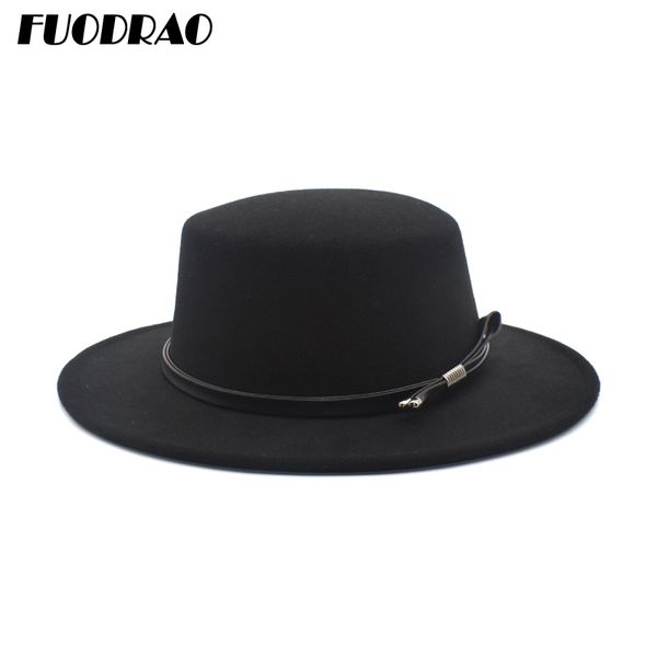 wide brim hats fuodrao men's flat fedora hat, women's faux wool blended jazz simple hat p16, Blue;gray
wide brim hats fuodrao men's flat fedora hat, women's faux wool blended jazz simple hat p16, Blue;gray