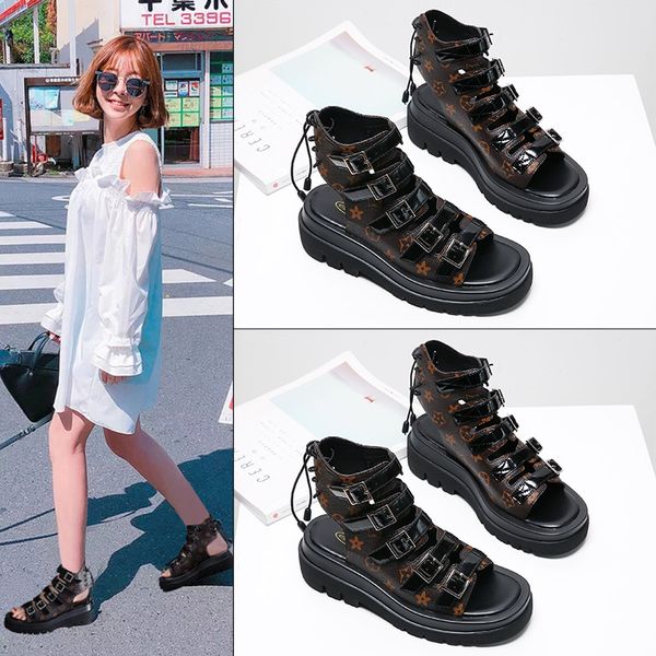 koovan women sandals women 2020 summer new boots hight platform buckle hollow breathable comfortable roma casual shoes for, Black
koovan women sandals women 2020 summer new boots hight platform buckle hollow breathable comfortable roma casual shoes for, Black