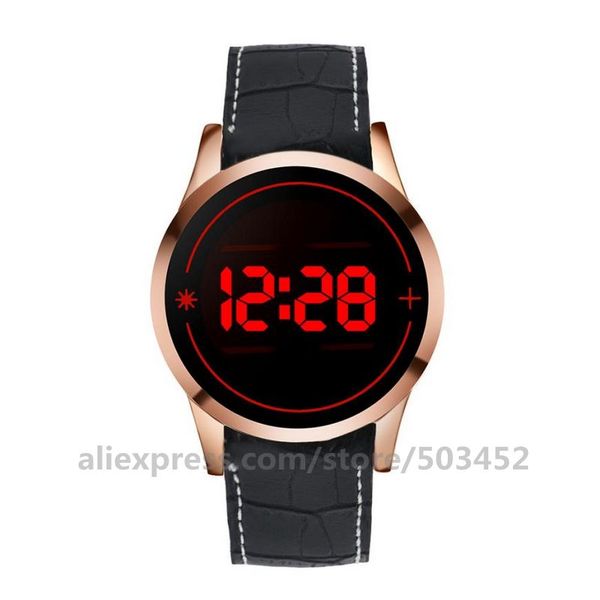 100pcs/lot led watch men touch pu leather electronic wrist watch large screen display relogio fashion round shape reloj hombre, Slivery;brown
100pcs/lot led watch men touch pu leather electronic wrist watch large screen display relogio fashion round shape reloj hombre, Slivery;brown