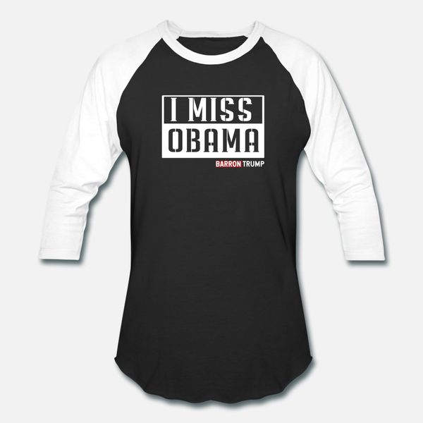 i miss obama barron trump t shirt men character 100% cotton s-3xl sunlight new style spring autumn outfit shirt
i miss obama barron trump t shirt men character 100% cotton s-3xl sunlight new style spring autumn outfit shirt