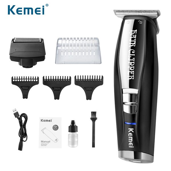 kemei hair clipper shaver for men razor one blade cordless cable hair finishing machine professional barber shop clippers
kemei hair clipper shaver for men razor one blade cordless cable hair finishing machine professional barber shop clippers