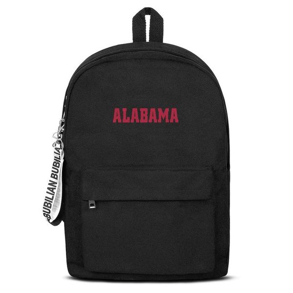 classic alabama crimson tide football wordmark logo canvas bookbag basic backpack adjustable school student sports daypack starbucks red
classic alabama crimson tide football wordmark logo canvas bookbag basic backpack adjustable school student sports daypack starbucks red