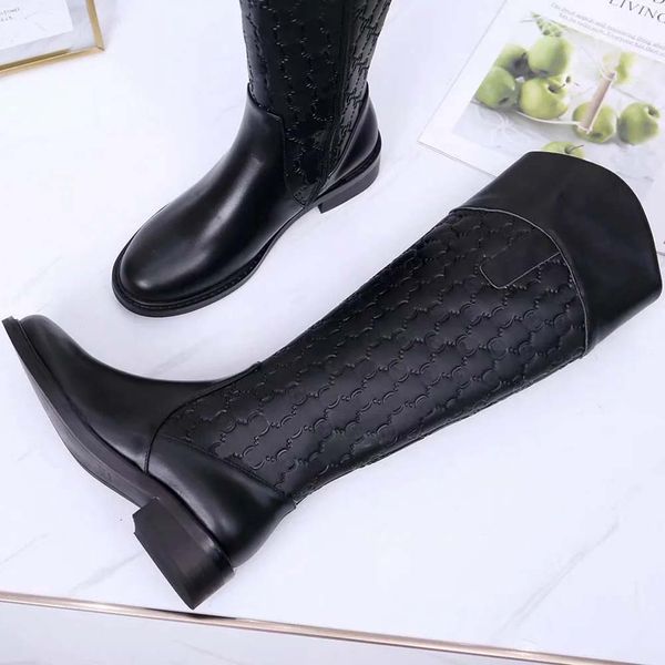 fashion color matching round head women long boots female martin casual wild non-slip leather women's boots 01 u84, Black
fashion color matching round head women long boots female martin casual wild non-slip leather women's boots 01 u84, Black