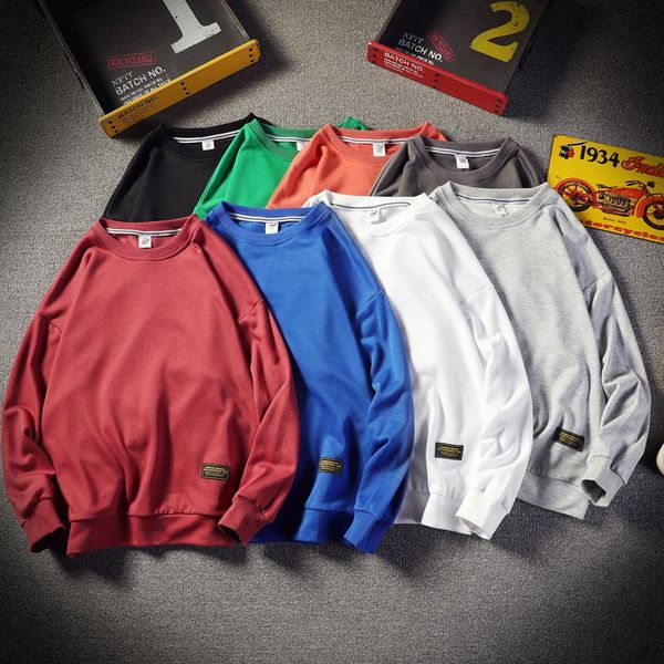 men's hoodies & sweatshirts men sweatshirt o-neck pullover man autumn winter basic long sleeve shirt hip hop solid color crewneck, Black
men's hoodies & sweatshirts men sweatshirt o-neck pullover man autumn winter basic long sleeve shirt hip hop solid color crewneck, Black