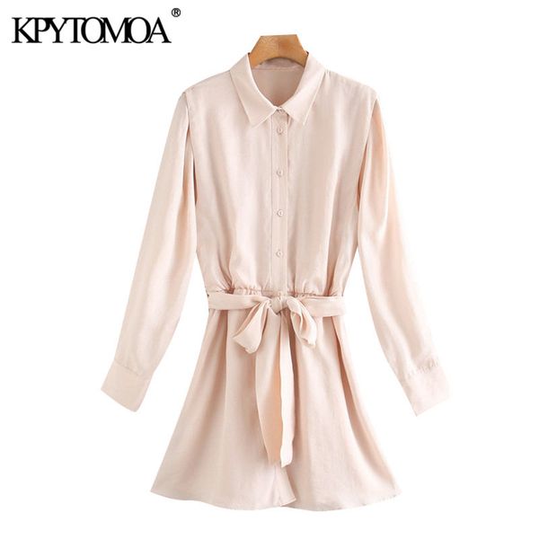 kpytomoa women 2020 chic fashion with belt button-up mini shirt dress vintage long sleeve elastic waist female dresses mujer, Black;gray
kpytomoa women 2020 chic fashion with belt button-up mini shirt dress vintage long sleeve elastic waist female dresses mujer, Black;gray