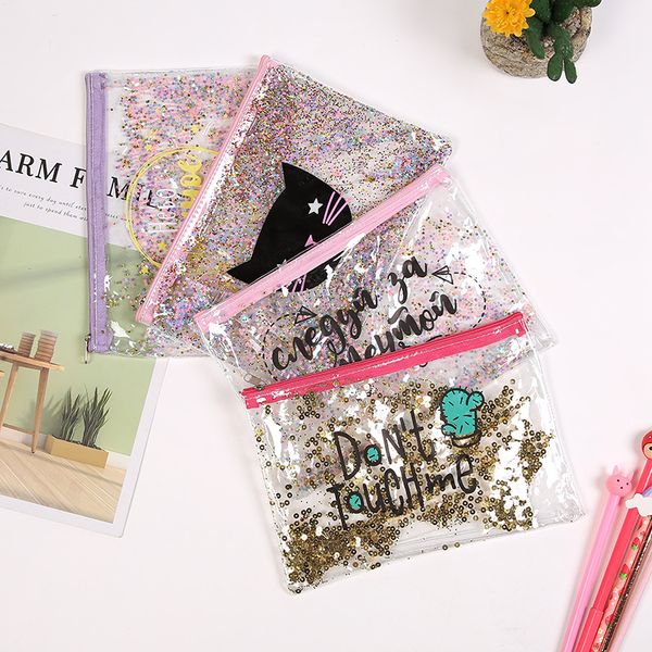 4 styles quicksand pencil case laser sequin school pencil bag school pencilcase office school supplies pen bag pencils writing supplies gift
4 styles quicksand pencil case laser sequin school pencil bag school pencilcase office school supplies pen bag pencils writing supplies gift
