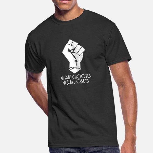 a man chooses a slave obeys t shirt men customize short sleeve crew neck standard graphic comfortable summer style formal shirt
a man chooses a slave obeys t shirt men customize short sleeve crew neck standard graphic comfortable summer style formal shirt