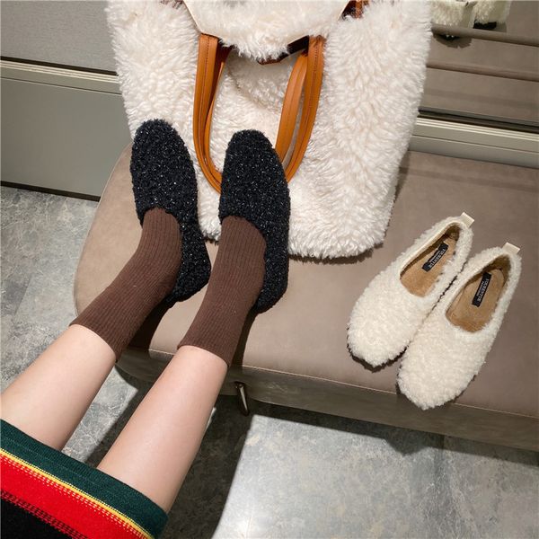 korean shoes slip-on loafers fur female moccasin platform casual sneaker round toe 2020 boat slip on genuine leather, Black
korean shoes slip-on loafers fur female moccasin platform casual sneaker round toe 2020 boat slip on genuine leather, Black