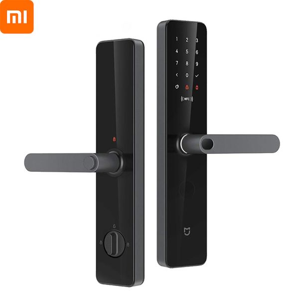 smart door lock with fingerprint password nfc bluetooth unlock detect alarm opening door safely and quickly
smart door lock with fingerprint password nfc bluetooth unlock detect alarm opening door safely and quickly