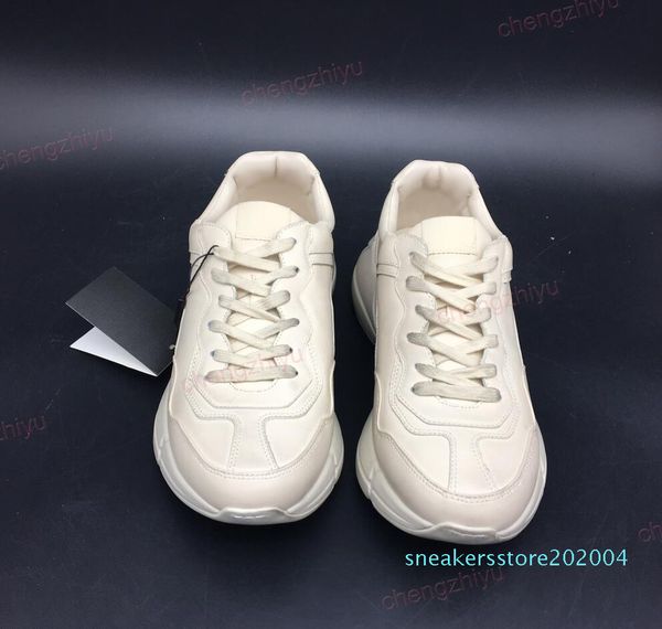 mens rhyton casual shoe dad sneaker paris dancing streetwear early spring women thick bottom leather with box s04, Black
mens rhyton casual shoe dad sneaker paris dancing streetwear early spring women thick bottom leather with box s04, Black