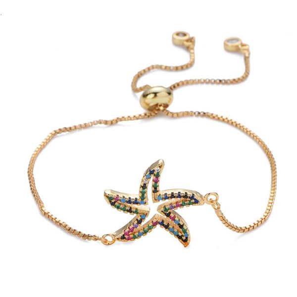 новых женских радуги морских звезд braceletsbangles ювелирных изделий cz циркон змей цепь браслет регулируемый браслет цепь аксессуар фам, Golden;silver
новых женских радуги морских звезд braceletsbangles ювелирных изделий cz циркон змей цепь браслет регулируемый браслет цепь аксессуар фам, Golden;silver