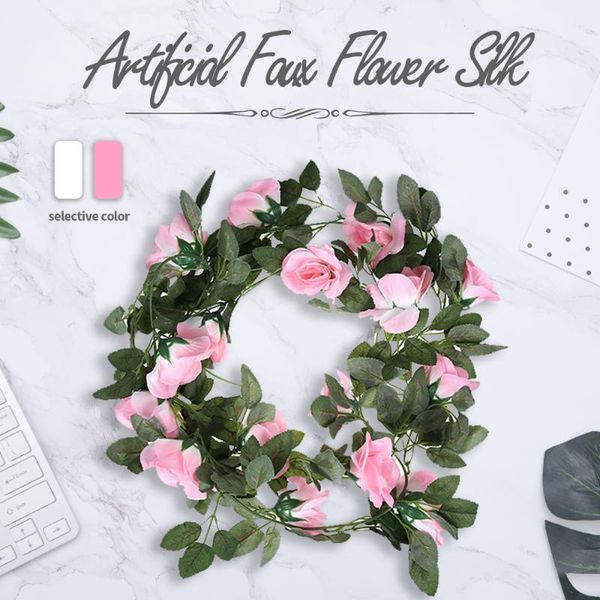 silk artificial rose vine hanging flowers for wall decoration rattan fake plants leaves garland romantic wedding home decoration
silk artificial rose vine hanging flowers for wall decoration rattan fake plants leaves garland romantic wedding home decoration