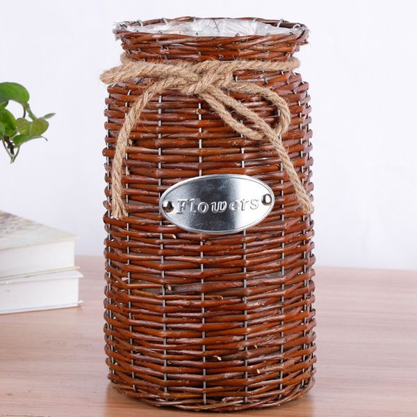 Wicker Woven Storage Basket Flower Plants Straw Pots Vase Bag Home Decor Vases Room Hanging Basket Creative Arts 2019 New
Wicker Woven Storage Basket Flower Plants Straw Pots Vase Bag Home Decor Vases Room Hanging Basket Creative Arts 2019 New