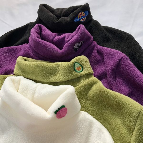 2020 new turtleneck chic peach embroidery t shirt women panda avocado cute harajuku kawaii college outfit soft aesthetic 90s, White
2020 new turtleneck chic peach embroidery t shirt women panda avocado cute harajuku kawaii college outfit soft aesthetic 90s, White