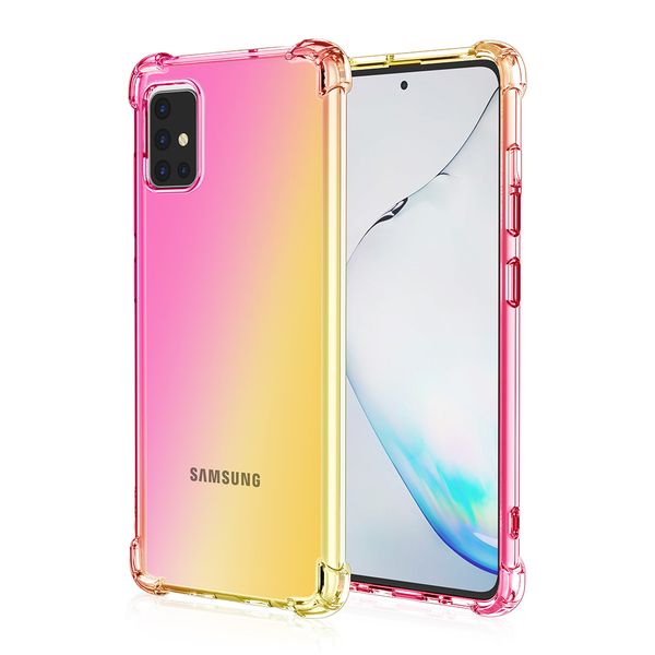 colorful protection gradient soft siicone case for samsung galaxy a51 full body protective back phone cover
colorful protection gradient soft siicone case for samsung galaxy a51 full body protective back phone cover