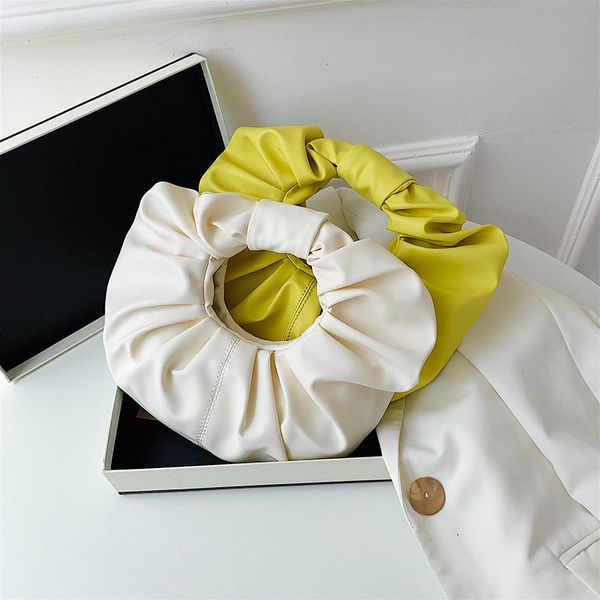 new fold cloud design round hand bags for women 2020 summer handbags solid color pu learther shoulder corssbody bag female totes
new fold cloud design round hand bags for women 2020 summer handbags solid color pu learther shoulder corssbody bag female totes