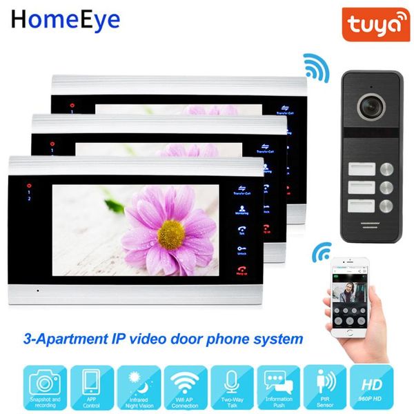 video door phones tuya smart app supported ip phone wifi intercom 3-apartments 960p hd security access control system waterproof
video door phones tuya smart app supported ip phone wifi intercom 3-apartments 960p hd security access control system waterproof