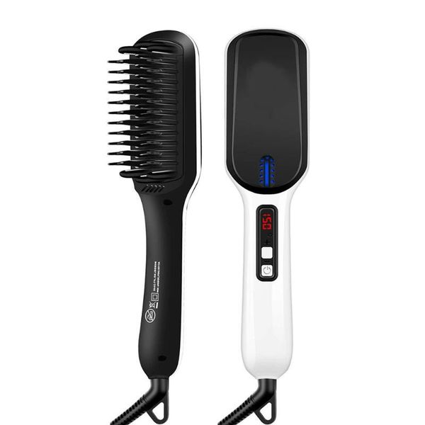 temperature electric straightening professional display comb comb combs 3 hair brush beard beard brush digital men care sysyg, Silver
temperature electric straightening professional display comb comb combs 3 hair brush beard beard brush digital men care sysyg, Silver