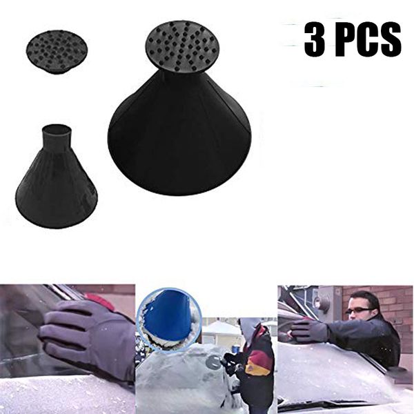 3pcs auto car magic window windshield car ice scraper shaped funnel snow remover deicer cone deicing tool set 2020
3pcs auto car magic window windshield car ice scraper shaped funnel snow remover deicer cone deicing tool set 2020