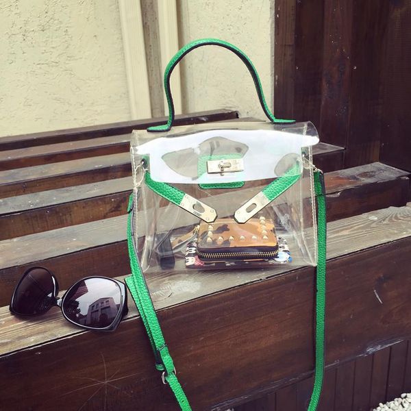 designer-fashion summer beach bag candy color jelly clear plastic bag women handbag small flap transparent pvc crossbody sweet cute bag
designer-fashion summer beach bag candy color jelly clear plastic bag women handbag small flap transparent pvc crossbody sweet cute bag
