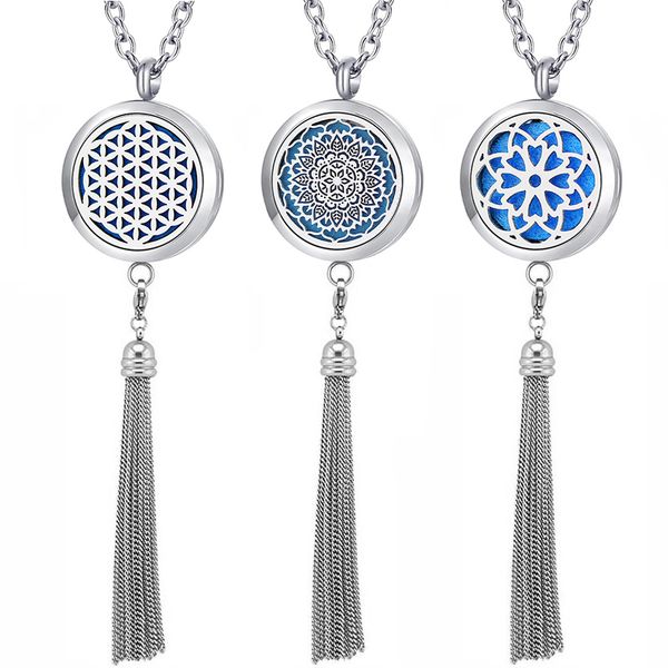 silver color 316l stainless steel perfume diffuser lockets necklace 30mm aromatherapy necklace with tassel
silver color 316l stainless steel perfume diffuser lockets necklace 30mm aromatherapy necklace with tassel