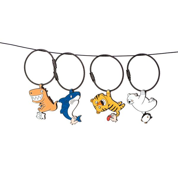 creative eight insect club ouch fourth generation key chain metal animal car key chains bag decorative charm pendant gift, Silver
creative eight insect club ouch fourth generation key chain metal animal car key chains bag decorative charm pendant gift, Silver