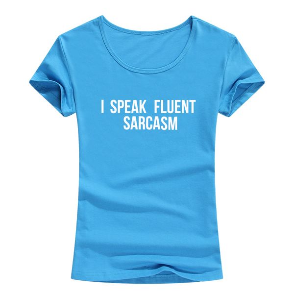 women's t-shirt womens funny t shirt i speak fluent sarcasm letter printed fashion cotton woman summer short sleeve tees, White
women's t-shirt womens funny t shirt i speak fluent sarcasm letter printed fashion cotton woman summer short sleeve tees, White
