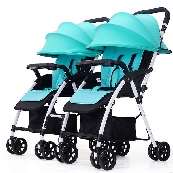 strollers# lightweight twin baby stroller double trolley foldable can be flat and detachable two-way implementation carriage 0-36m
strollers# lightweight twin baby stroller double trolley foldable can be flat and detachable two-way implementation carriage 0-36m