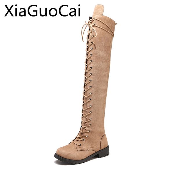 autumn and winter retro women over the knee boots style vintage long motorcycle boots for girls, Black
autumn and winter retro women over the knee boots style vintage long motorcycle boots for girls, Black