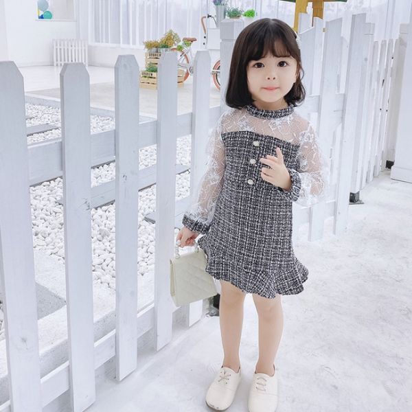 girl's dresses 2021 fashion baby girls lace sweet dress little fragrant style ladies spring autumn black cute 3 xl 130, Red;yellow
girl's dresses 2021 fashion baby girls lace sweet dress little fragrant style ladies spring autumn black cute 3 xl 130, Red;yellow