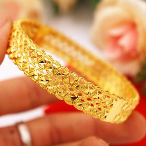 women bracelets boho vintage 24k gold geometric carved hollow wealth totem bracelet jewelly beach 2020 fashion wedding jewelry, Black
women bracelets boho vintage 24k gold geometric carved hollow wealth totem bracelet jewelly beach 2020 fashion wedding jewelry, Black
