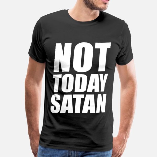 not today satan t shirt men designing short sleeve round neck trend famous authentic spring pattern shirt, White;black
not today satan t shirt men designing short sleeve round neck trend famous authentic spring pattern shirt, White;black