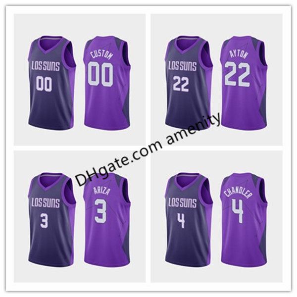 men custom phoenix suns 22 ayton 3 ariza 4 chandler purple basketball jerseys deandre trevor tyson city jersey, Black
men custom phoenix suns 22 ayton 3 ariza 4 chandler purple basketball jerseys deandre trevor tyson city jersey, Black