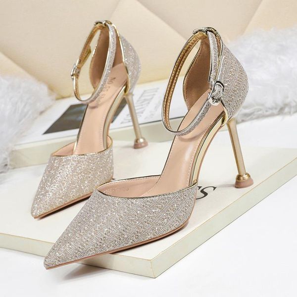 dress shoes fairy2021 6266-16 korean fashion pointed shallow mouth with high heels sequined thin heel women's fairy style sandals, Black
dress shoes fairy2021 6266-16 korean fashion pointed shallow mouth with high heels sequined thin heel women's fairy style sandals, Black