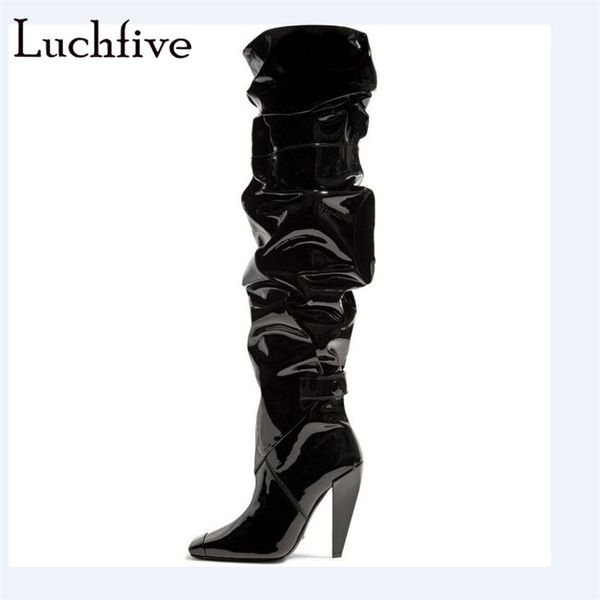 boots fashion button high heels knee-high for women square toe black long casual outwear autumn shoes
boots fashion button high heels knee-high for women square toe black long casual outwear autumn shoes