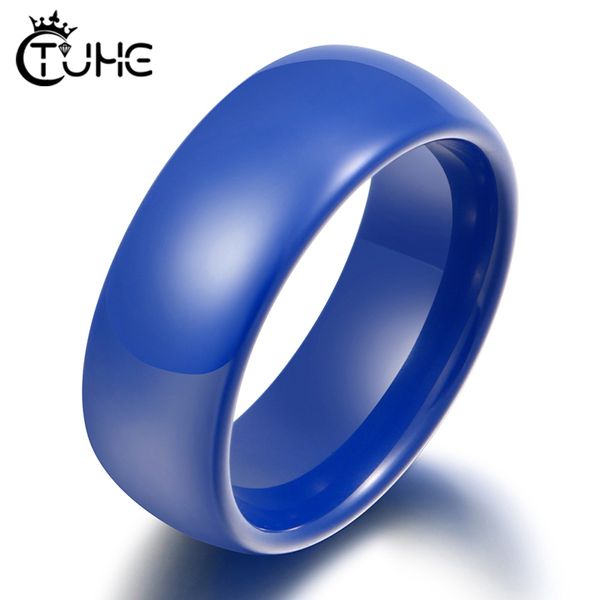 cluster rings exquisite blue yellow ceramic for women smooth 8mm wedding bands jewelry, Golden;silver
cluster rings exquisite blue yellow ceramic for women smooth 8mm wedding bands jewelry, Golden;silver