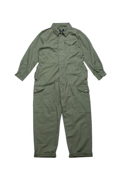men long sleeve jumpsuit work overalls clothes, Black