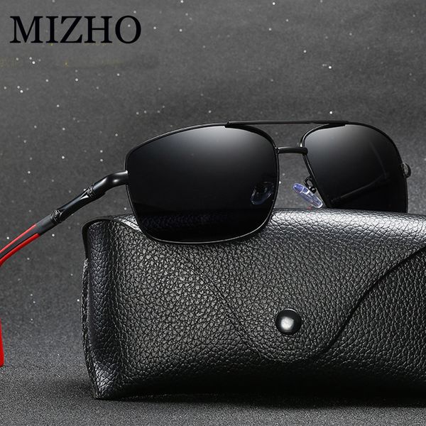 mizho 2020 brand designer driving polarized sunglasses men uv protection rectangle metal sun glasses eyewear accessories, White;black
mizho 2020 brand designer driving polarized sunglasses men uv protection rectangle metal sun glasses eyewear accessories, White;black
