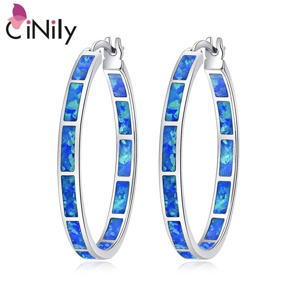 cinily blue green fire opal stone hoop earrings silver plated rose gold color big round circle hip hop punk party jewelry woman t200813, Golden;silver
cinily blue green fire opal stone hoop earrings silver plated rose gold color big round circle hip hop punk party jewelry woman t200813, Golden;silver