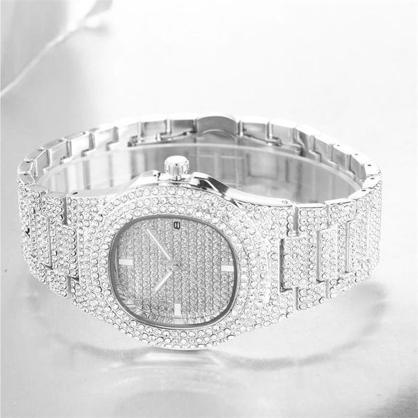 fashion men women bling watch diamond iced out designer watches stainless steel quartz movement male female gift party wristwatch clock, Slivery;brown
fashion men women bling watch diamond iced out designer watches stainless steel quartz movement male female gift party wristwatch clock, Slivery;brown