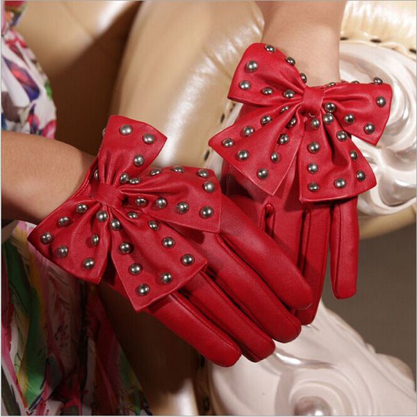 five fingers gloves fashion women ladies rivets butterfly bow soft leather winter hand guantes eldiven handschoenen 40fe14, Blue;gray
five fingers gloves fashion women ladies rivets butterfly bow soft leather winter hand guantes eldiven handschoenen 40fe14, Blue;gray