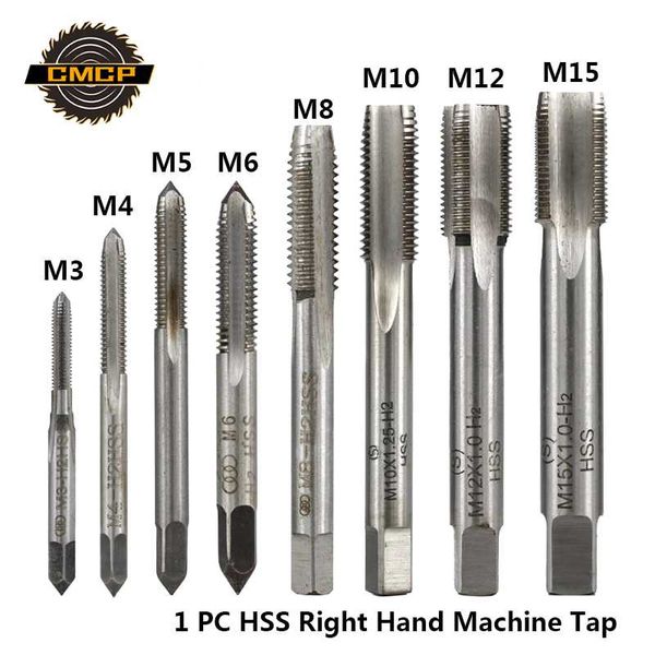 cmcp 1pc m3 m4 m5 m6 m8 m10 m12 m15 hss right hand machine tap straight flute screw tap drill bit metric thread plug
cmcp 1pc m3 m4 m5 m6 m8 m10 m12 m15 hss right hand machine tap straight flute screw tap drill bit metric thread plug