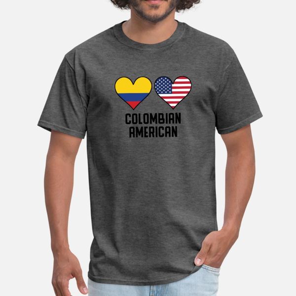 colombian american heart flags t shirt men knitted cotton size s-3xl family famous breathable summer trend shirt, White;black
colombian american heart flags t shirt men knitted cotton size s-3xl family famous breathable summer trend shirt, White;black