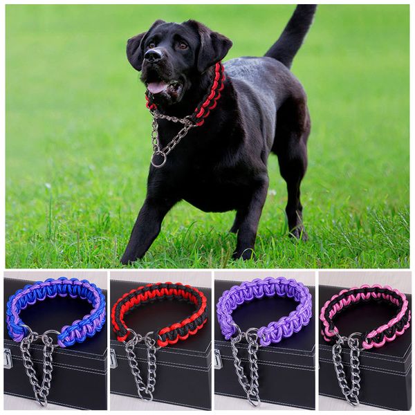 nylon large dog leads durable knitted dog collar adjustable neck strap walking running climbing pet supplies 20e
nylon large dog leads durable knitted dog collar adjustable neck strap walking running climbing pet supplies 20e
