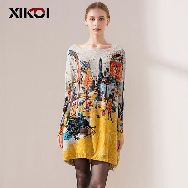 xikoi autumn fashion women's clothing long sweaters slash neck batwing sleeve loose knitted sweater ladies pullovers sweaters, White;black
xikoi autumn fashion women's clothing long sweaters slash neck batwing sleeve loose knitted sweater ladies pullovers sweaters, White;black