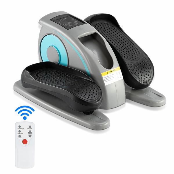 portable exercise stepper household mini elliptical machine leg trainer abs iron electric model with remote control blue & gray
portable exercise stepper household mini elliptical machine leg trainer abs iron electric model with remote control blue & gray