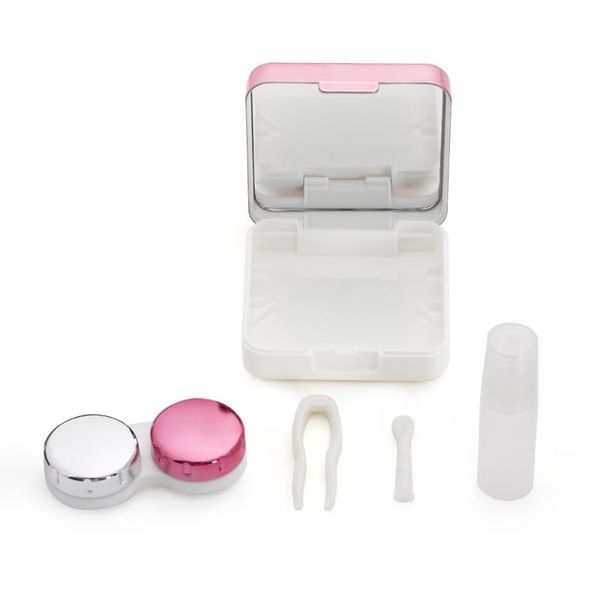 1pc mini travel simple contact lens case container holder soaking box reflective case contact lens storage fashion accessories, Silver
1pc mini travel simple contact lens case container holder soaking box reflective case contact lens storage fashion accessories, Silver