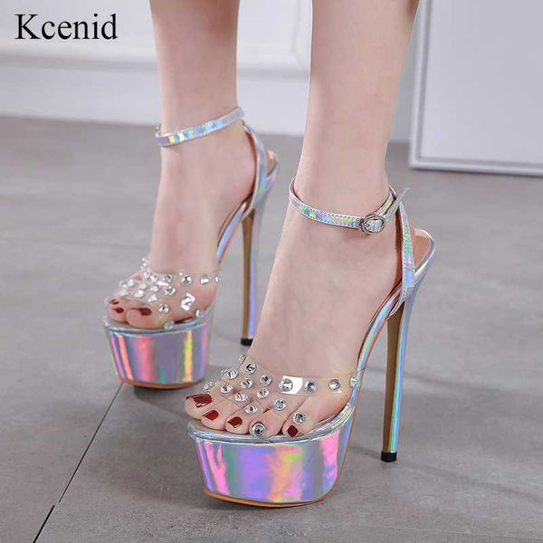 kcenid crystal transparent women sandals buckle platform pumps super high heels 17.5cm wedding party shoes for women, Black
kcenid crystal transparent women sandals buckle platform pumps super high heels 17.5cm wedding party shoes for women, Black