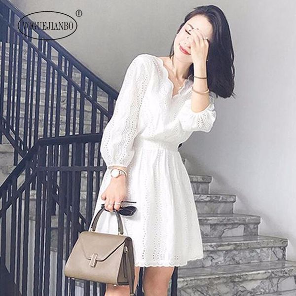 casual dresses spring and summer 2021 women clothes south korean holiday beach little fragrant fairy lantern long sleeve hollow lace dress, Black;gray
casual dresses spring and summer 2021 women clothes south korean holiday beach little fragrant fairy lantern long sleeve hollow lace dress, Black;gray